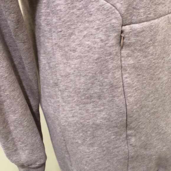 Gymshark So Soft High Mock Neck Tunic Sweatshirt Size XS Marled Pastel Purple - Picture 4 of 10